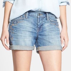 Lucky Brand Laguna Embroidered Shorts